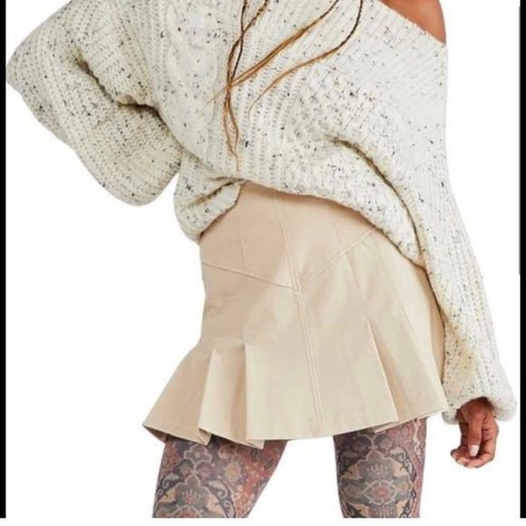 Free People Dresses & Skirts - Free People Sugar And Spice Vegan Leather Skirt